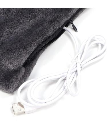Shop Agate Electric USB Heating Cushion Blanket - Fast Heating Neck & Shoulder Scarf 78x47 cm Gray for Comfort & Pain Relief - Buy Online on GoSupps.com