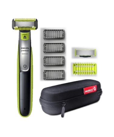 Philips OneBlade Face + Body Hybrid Electric Trimmer and Shaver Smoocu Case for Philips Oneblade