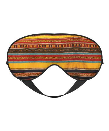 Native American Pattern Soft Sleep Eye Mask Female Breathable Eye Patch Perfect for Travel and Relaxation