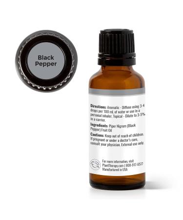 Buy Plant Therapy Black Pepper Essential Oil 30 mL - 100% Pure & Therapeutic Grade | International Shipping Available - Buy Online on GoSupps.com