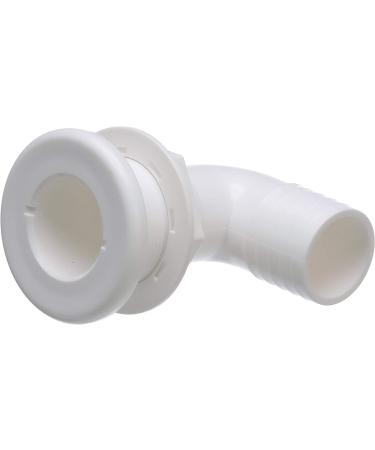 Seachoice 90-Degree Thru-Hull Connector - Fits 1-1/2 ID Hose - 1-3/8 Max Hull - Buy Online on GoSupps.com