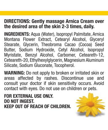 Real Relief Arnica Cream 4 oz - Soothing Pain Relief Cream - Pack of 1 - Buy Online on GoSupps.com