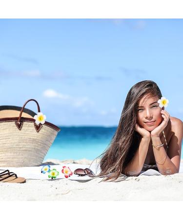 36pcs Plumeria Clips Hawaiian Foam Flower Hair Clips Faux Clips for Bridal Wedding Party Beach Hair Accessories (5cm/1.97in) - Buy Online on GoSupps.com