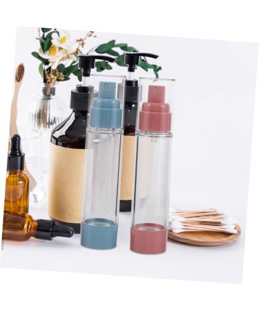 Kisangel 2pi ces Flacon Pompe Et Vaporisateur Transparent Sans Air Pour Cr me Cosm tique Format Voyage Rechargeable Pour Fond De Teint Shampoing - Buy Online on GoSupps.com