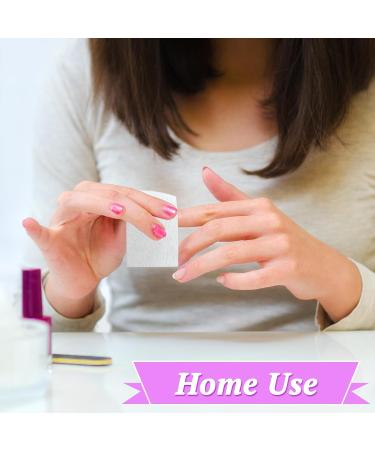 1000 Pcs Lint Free Nail Wipes - Gel Polish Remover Pads + 2 Cuticle Pushers for Home & Salon Manicure - Absorbent Nail Care Essentials - Buy Online on GoSupps.com