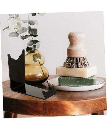 Frcolor Clear Acrylic Razor Stand for Men - Handmade Shaving Holder - Durable Black Display Stand (11x8.5x4.5cm) - International Shipping Available - Buy Online on GoSupps.com