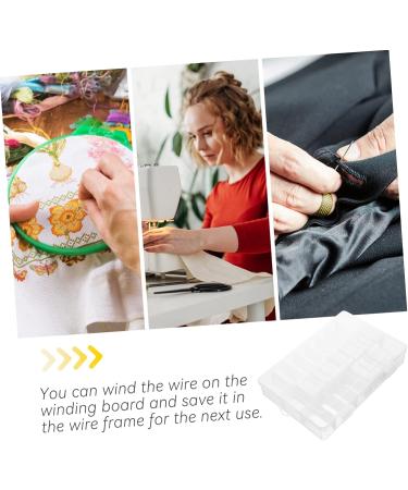 Coheali Wrap Plate Thread Coil Organizer - Embroidery Yarn Board for Efficient Crafting | International Shipping Available - Buy Online on GoSupps.com