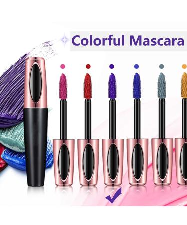 Rosarden Purple Waterproof Colored Mascara for Long, Voluminous and Colorful Lashes - Buy Online on GoSupps.com