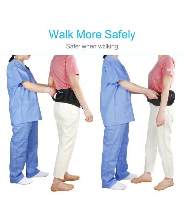 Reaqer Transfer Belt with 7 Loops | Quick Lock Buckle for Senior & Physiotherapy | Medical Girdle for Safe Ambulation - Buy Online on GoSupps.com