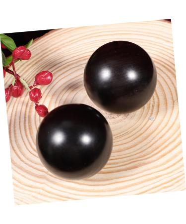 2nd Hand Wooden Massage Balls - Handball Stress Relief Exercise Tool | Chinese Rosewood Craft - Buy Online on GoSupps.com