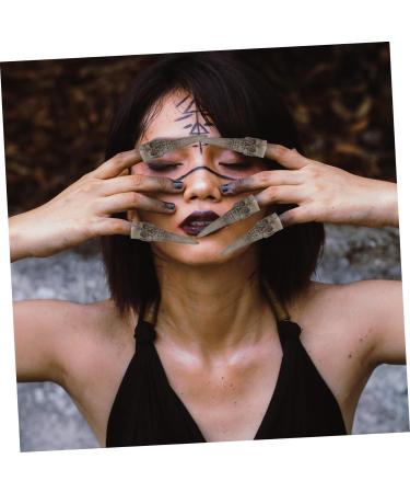 DIKACA Skeleton Fingers Vampire Finger Vampire Costume 5pcs False Nail Set Makeup Plastic Manicure Prom Props Halloween Finger Tips Witch Cosplay Finger Tips As Shown 4 9.5x2.5cm - Buy Online on GoSupps.com