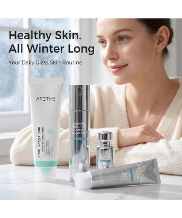 APOTHE Exosome Squal-Tox Complete Skincare Set Cleanser Ampoule Cream & Booster Mist for Hydration & Skin Barrier Care - Buy Online on GoSupps.com