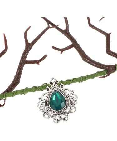 Beavorty Hair Accessory Fairy Antler Crown Elf Flower Headpiece Leaf Tiara Circlet Forest Headband Tree Branches Headdress for Renaissance Halloween Cosplay Festival Accessory - Buy Online on GoSupps.com