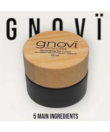 gnov Illuminating Eye Cream: Anti-Puffiness & Dark Circle Remover (20ml) - Buy Online on GoSupps.com