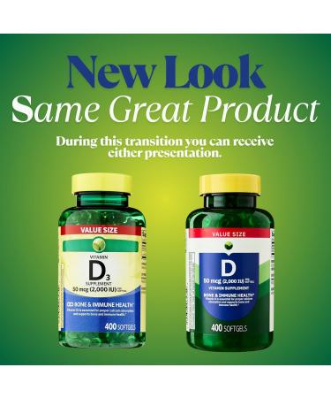 KP+ Vitamin D 50 mcg (2000 IU) | Bone & Immune Health | 400 Softgels | Pack of 1 - Buy Online on GoSupps.com