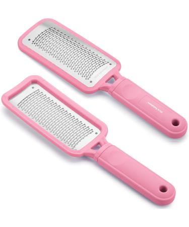 Slick Pink Foot File Callus Remover - Effective Dead Skin Scraper & Heel Grater for Smooth Feet - Buy Online on GoSupps.com