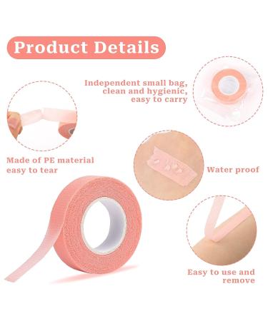 Breathable Micropore Eyelash Extension Tape - Pink - 0.5 x 10 Yards - 9 Rolls | Invisible Lash Supplies for Hooded Eyes - Buy Online on GoSupps.com