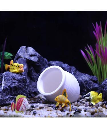 VOCOSTE Aquarium Hideaway Rock Cave White 3.19x3.11x3.11 Inches - Buy Online on GoSupps.com