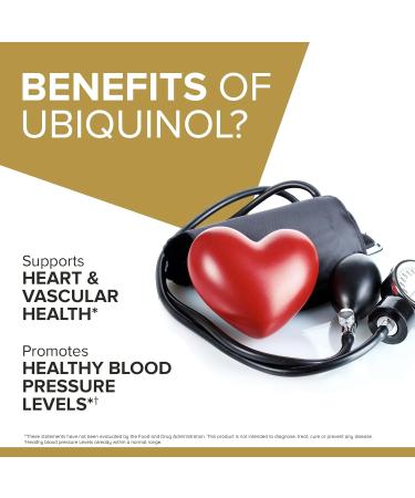 Qunol Ubiquinol CoQ10 200mg Softgels - Antioxidant for Heart Health (60 Count Pack of 2) | Buy Internationally - Buy Online on GoSupps.com