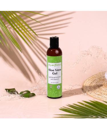 Sky Organics Aloe Vera Gel 8 fl oz - 100% Pure & Natural Moisturizer - Buy Online on GoSupps.com