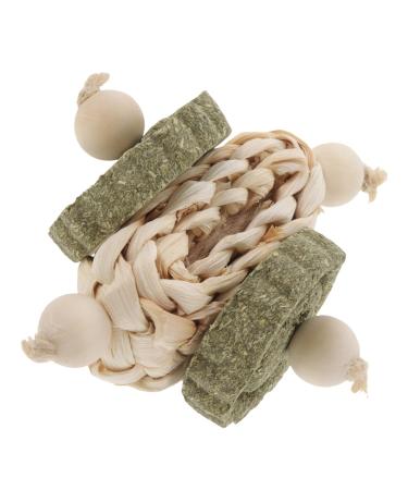 BESPORTBLE Hamster Treats Animals Biting Playthings Pet Supplies Wooden Rabbit Chewing Playthings