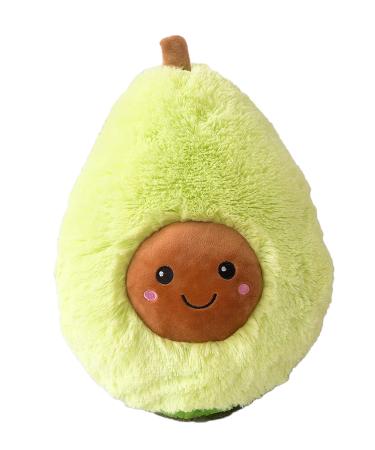 RAINBEAN Cute Avocado Plush Toy Mini Comfort Food Pillow Plushie Soft Fruit Stuffed Cushion Doll Bedroom Decoration Gift for Kids Friends Girls Boys Christmas Birthday Valentine 11.81 Inches / 30 cm 30cm-No legs