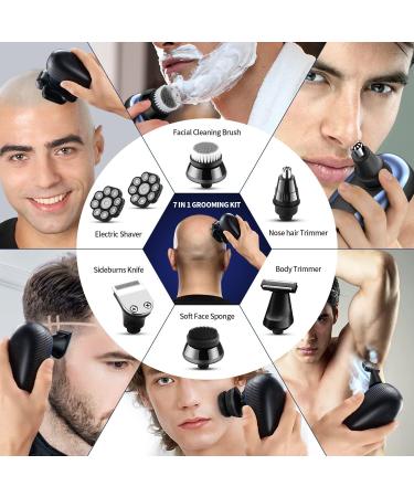 Buy 9D Electric Rotary Head Shaver for Men - Cordless Wet & Dry Rechargeable Razor for Balding Heads - Buy Online on GoSupps.com