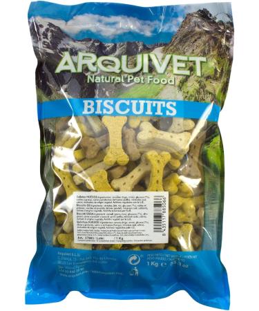 Buy Arquivet Biscuits Bone 1kg - Premium Dog Treats - International Shipping Available - Buy Online on GoSupps.com
