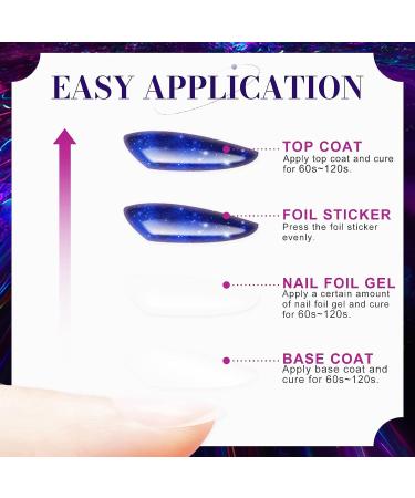 ROSALIND 15ML Nail Foil Glue 2PCS - Adhesive Gel for Nail Foil Stickers & Transfer, UV Gel for Nail Art Manicure - Buy Online on GoSupps.com