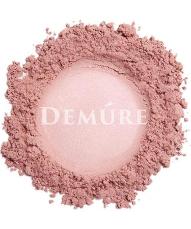 Demure Mineral Blush (Hint of Pink) - Loose Powder for Natural, Professional Look | Cruelty-Free - Buy Online on GoSupps.com