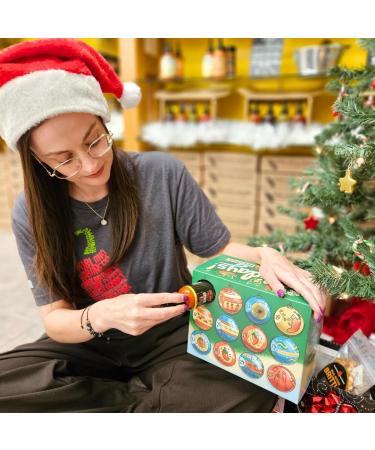 Hot Sauce Advent Calendar 2024 includes 12 x 95ml squeeze bottles of Maritime Madness Hot Sauce Made in Canada. Gluten Free Soy Free Dairy Free. Makes a great Christmas gift for the Chilehead on your list! - Buy Online on GoSupps.com