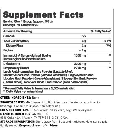 Dr. Amy Myers Leaky Gut Revive MAX Powder - Gut Repair & Constipation Relief | Plant Based Supplement for IBS, Bloating, Gas, SIBO | 1 Month Supply - Buy Online on GoSupps.com