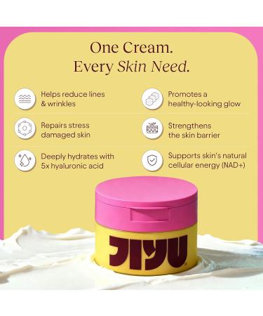 JiYu NAD+ Hydrating Face Moisturizer Korean Anti-Aging Cream for Radiant Firm & Smooth Skin Deeply Hydrating & Brightening Daily Moisturizer Face Cream for Women & Men All Skin Types 50 ml - Buy Online on GoSupps.com