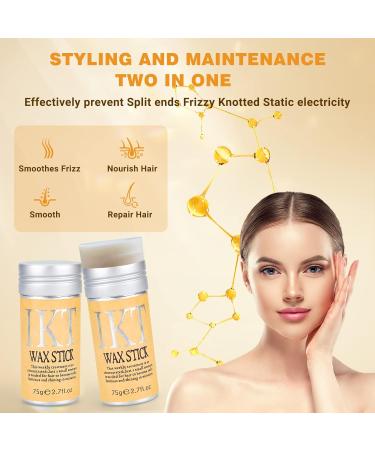 Hair Wax Stick for Edge Control & Styling - Long Lasting Strong Hold Pomade Stick for Neat & Tidy Hair - 2.70 Ounce Pack - Buy Online on GoSupps.com