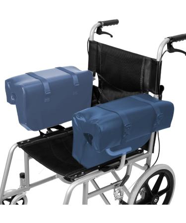 Wheelchair Arm Rest Cushion Arm Trough for Wheelchair Lateral Body Support with Rigid Insert Cover with High-Performance Stretch Fabric Cover and Reversible Elastic Bands Increased Comfort(A Pair)