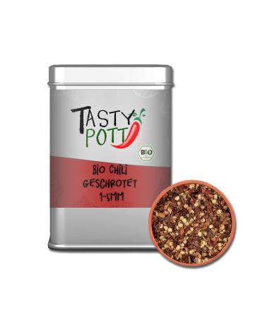 Jeske Sports Supplies Tasty Pott Chili spices spice mixtures spicy sharp spices spices chili powder spicy kitchen Bio chili with seeds roasted 60 g