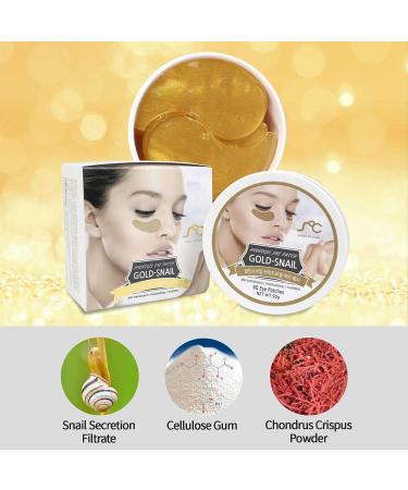 RB Group SOC Hydrogel Eye Patch - Skin Translucent, Moisturizing, Nutrition - Gold Snail - 3 Types - Buy Online on GoSupps.com