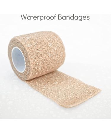 Metene Self Adhesive Bandage Wrap 12 Pack  Athletic Tape 2 Inches X 5 Yards  Sports Tape  Breathable  Waterproof  Elastic Bandage for Sports  Wrist and Ankle Wrap Tape  Non-Woven Bandage - Buy Online on GoSupps.com