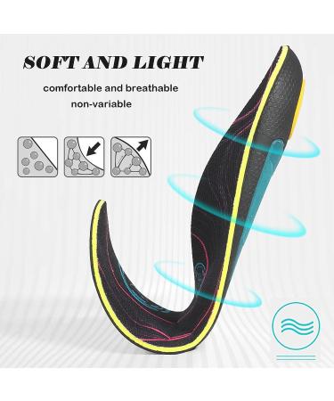 Daotshy Plantar Fasciitis Orthotic Shoe Inserts - Arch Support Gel Insoles for Men & Women - Relieve Fallen Arch & Flat Feet - Size Men 6-6.5/Women 8-8.5 (245mm) - Buy Online on GoSupps.com