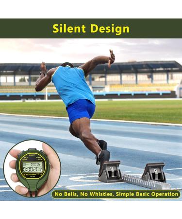 Buy Lighth Away Waterproof Stopwatch Timer - 30 Rounds Memory Large Display Ideal for Swimming & Football Coaching - Buy Online on GoSupps.com