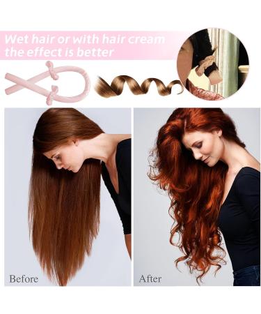 ZAIDIES Heatless Curling Rod Set - Headband for Overnight Hair Curling - Short Satin Silk Styling Tools for Long & Medium Hair - Buy Online on GoSupps.com