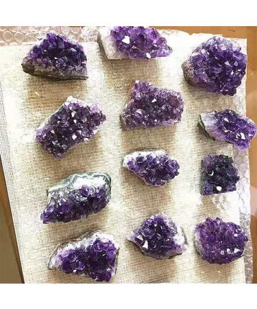 Natural Magic 1Pcs Natural Uruguay Amethyst Cluster Home Decoration Purple Crystal Stone Specimens Cluster Decor ZJGIDTEM (Size : 60-70g) - Buy Online on GoSupps.com