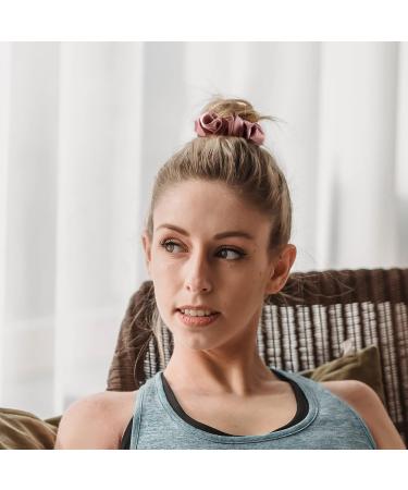 Elegant Silk Hair Ties - 6 Soft Scrunchies for Women & Girls | Luxury Hair Bands & Ponytail Holders - Buy Online on GoSupps.com