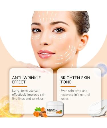 Turmeric Face Cream Natural Turmeric Anti Aging Cream Turmeric Face Moisturiser Anti Aging Face Cream Dark Spot Corrector Remover For Face & Body Glowing Skin Moisturizer Moisturizing Lotion - Buy Online on GoSupps.com