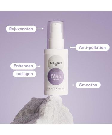Balance Me Bakuchiol Smoothing Serum - Plant-Based Retinol 30ml | Best Vegan Anti-Aging Serum for Glowing Skin - Buy Online on GoSupps.com