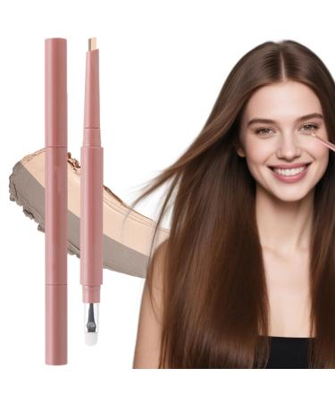 Crayon surligneur double extr mit 2 en 1 pour sourcils 3D naturels formule imperm able pour une utilisation toute la journ e essentiel du maquillage cor en Style-1