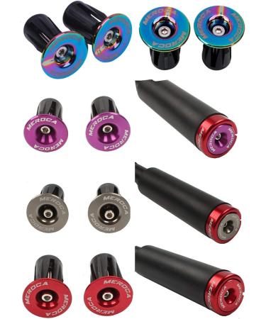 Aluminum Bike Handlebar End Plugs - Locking Bar Caps for Road & Mountain Bikes - Black - Buy Online on GoSupps.com