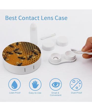 Shop Portable Bee Hive Contact Lens Case - Travel-friendly Lens Storage Box - Buy Online on GoSupps.com
