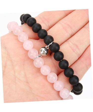 TENDYCOCO 2 Pairs Glass Miss Wrist Chain Letter 7.5x6cmx2pcs Assorted Colorx2pcs - Buy Online on GoSupps.com