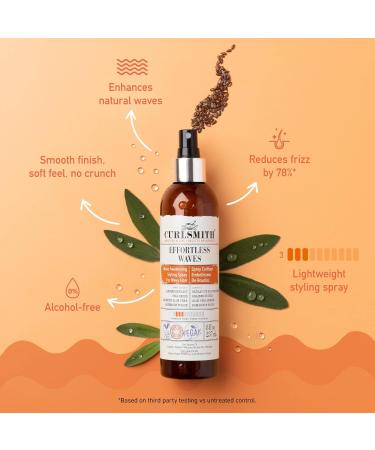 CURLSMITH - Effortless Waves Styling Spray Lightweight and Moisturising Reduce Frizz Natural Look For Wavy and Curly Hair Vegan (59ml/2 fl oz) Trial or Travel Size 2 Fl Oz (Pack of 1) - Buy Online on GoSupps.com